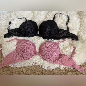 32DD Victoria Secret Push up bras LIKE NEW